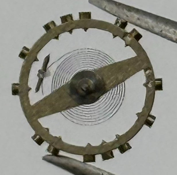 AS 976 1012 Balance Wheel Complete And Spring Pour BO-70 Watch Movement Parts