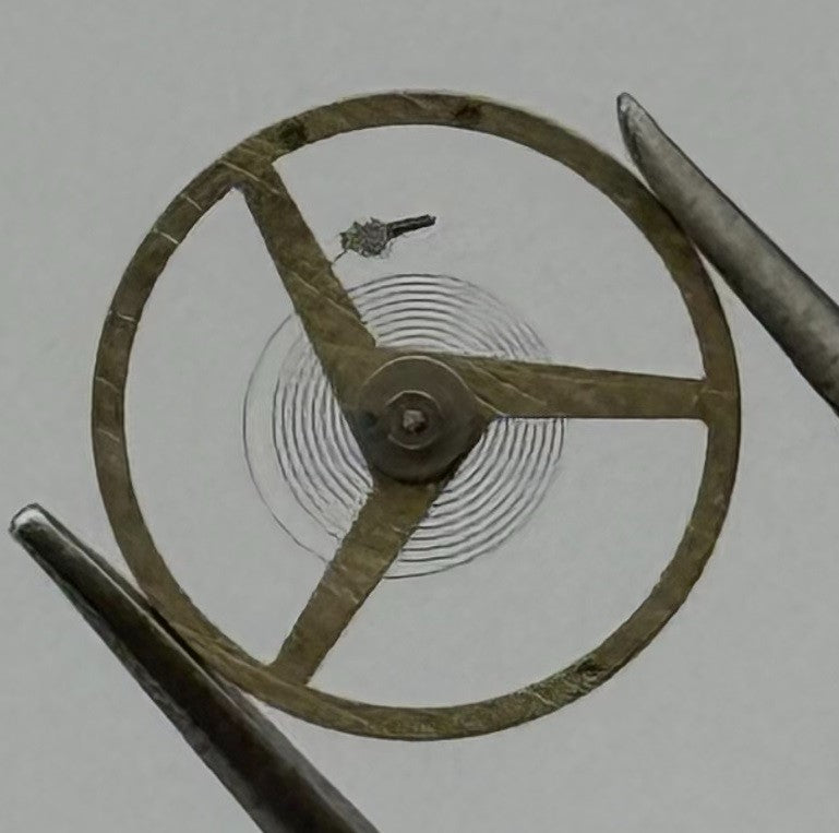 ETA 2512 Balance Wheel Complete And Spring 7¾’’’ 1454 M Watch Movement Parts NOS