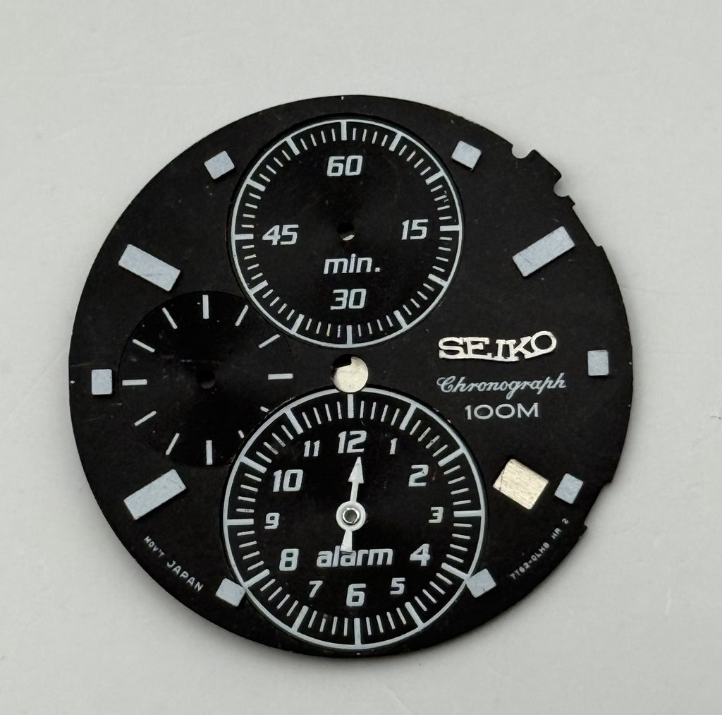 Seiko Watch 7T62-0LH8 Dial Chronograph Alarm 100M Spare Parts Repair 28.4mm