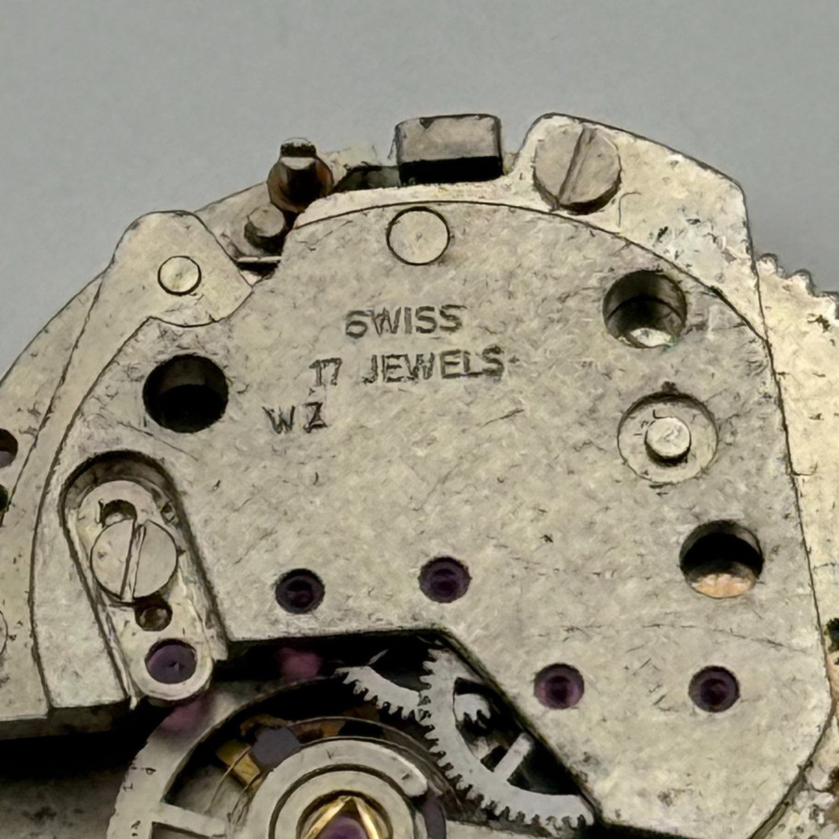 EB 8461-73 Watch Movement 17 Jewels Swiss Manual Wind Parts Repair 19.7mm