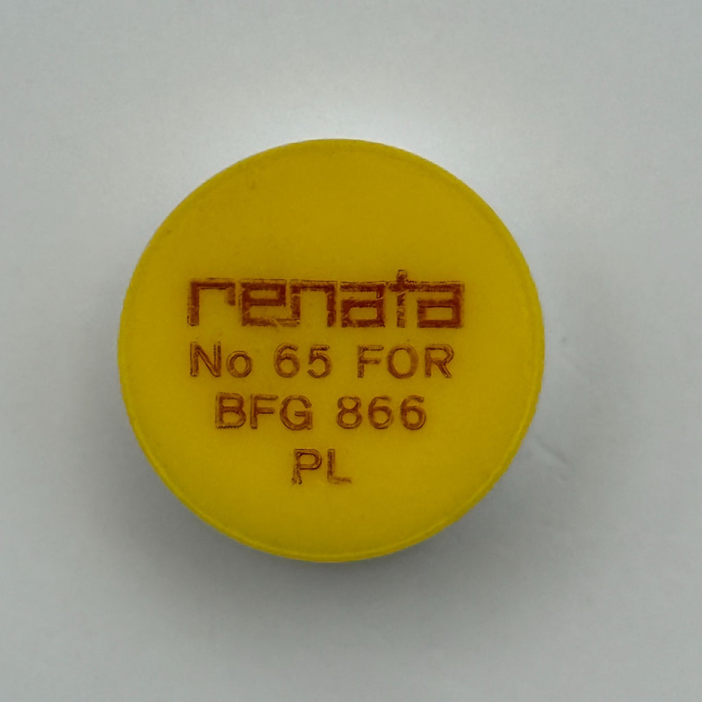 BFG 866 Balance Wheel Complete And Spring Renata 65 Watch Movement Parts NOS