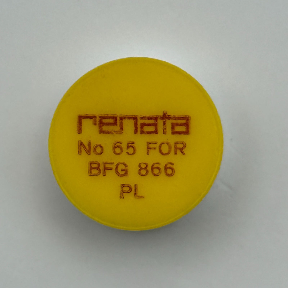 BFG 866 Balance Wheel Complete And Spring Renata 65 Watch Movement Parts NOS