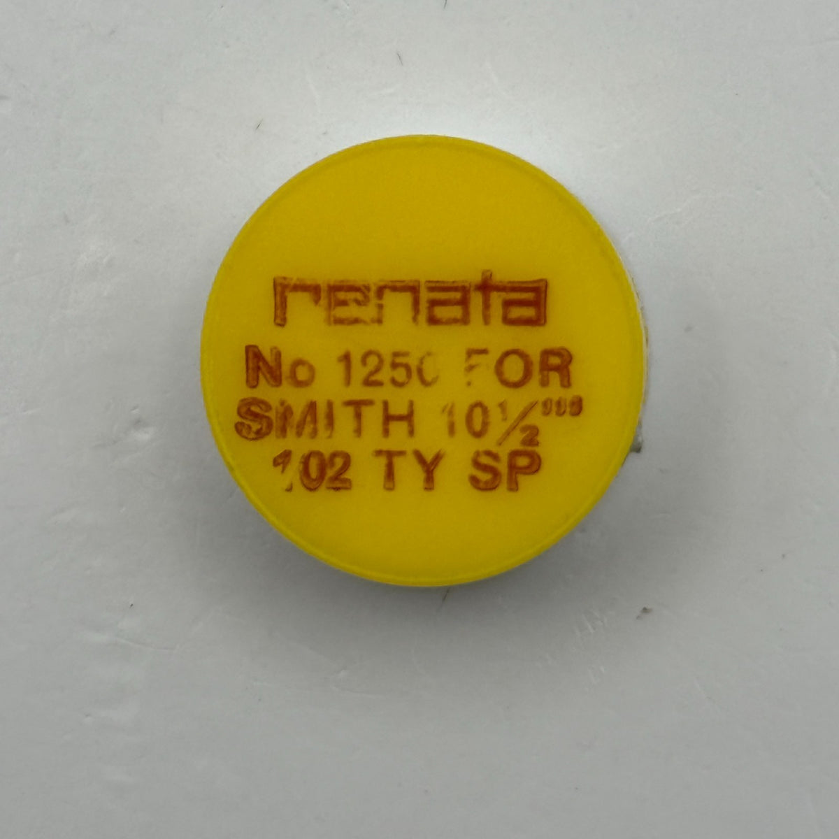 Smith 102 TY SP Balance Wheel Complete And Spring 10½’’’ 1250 Watch Movement