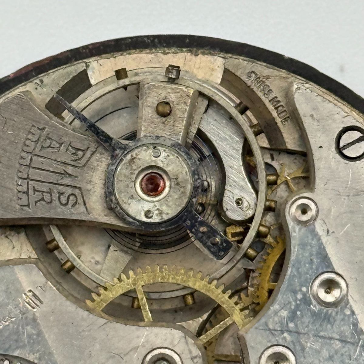 Swiss Lever Pocket Watch Movement - Philia - Parts / Repair 41.1mm
