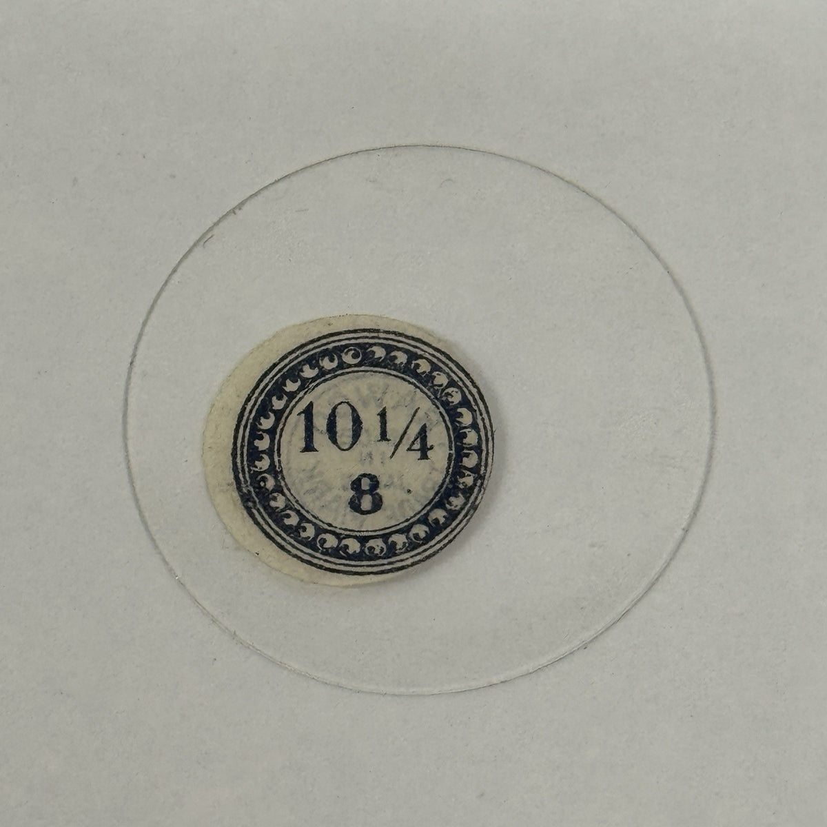 35mm Pocket Watch Glass / Crystal - 10 1/4 - 8 - 0.9mm Height - Rawco - Antique