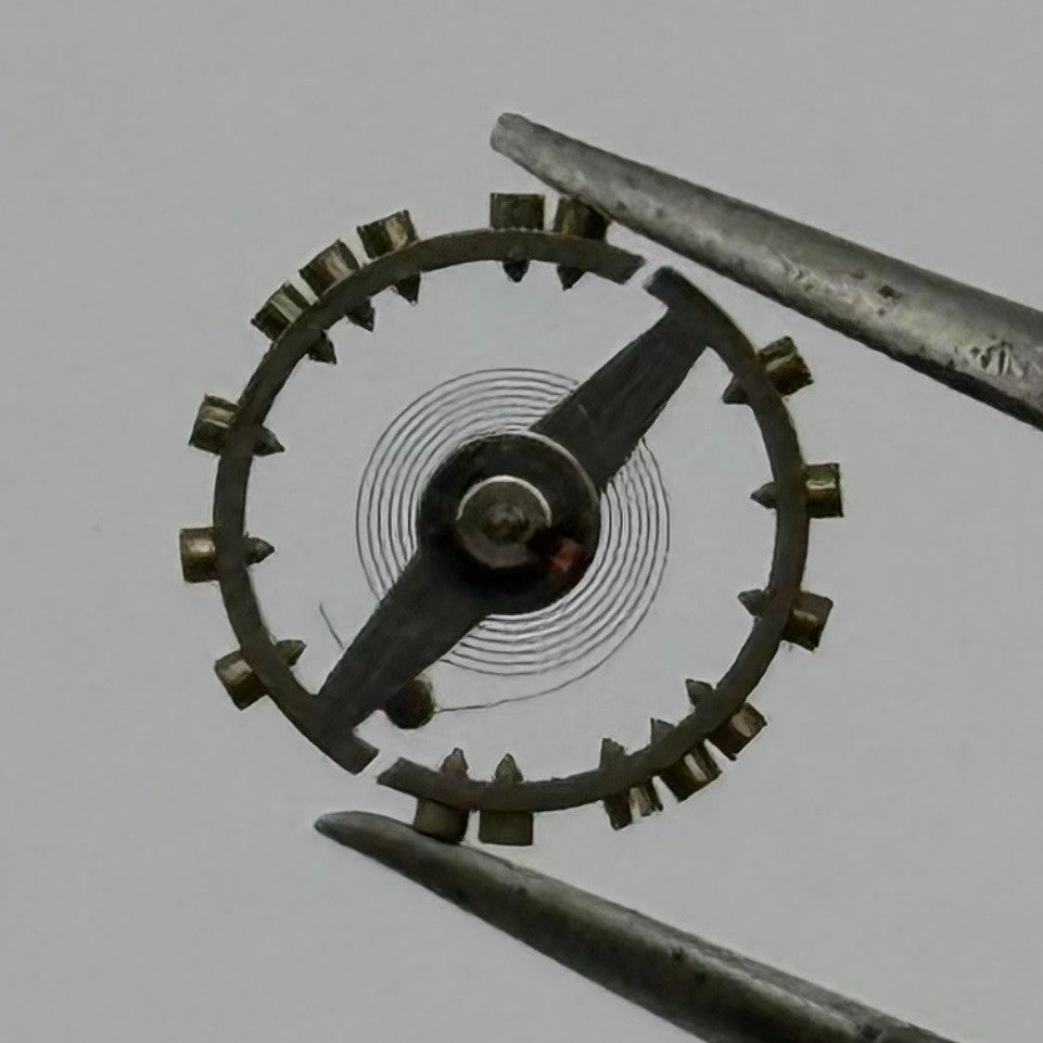 Revue 42 Balance Wheel Complete And Spring 8¾’’’ Bergeon 617 Watch Movement Part