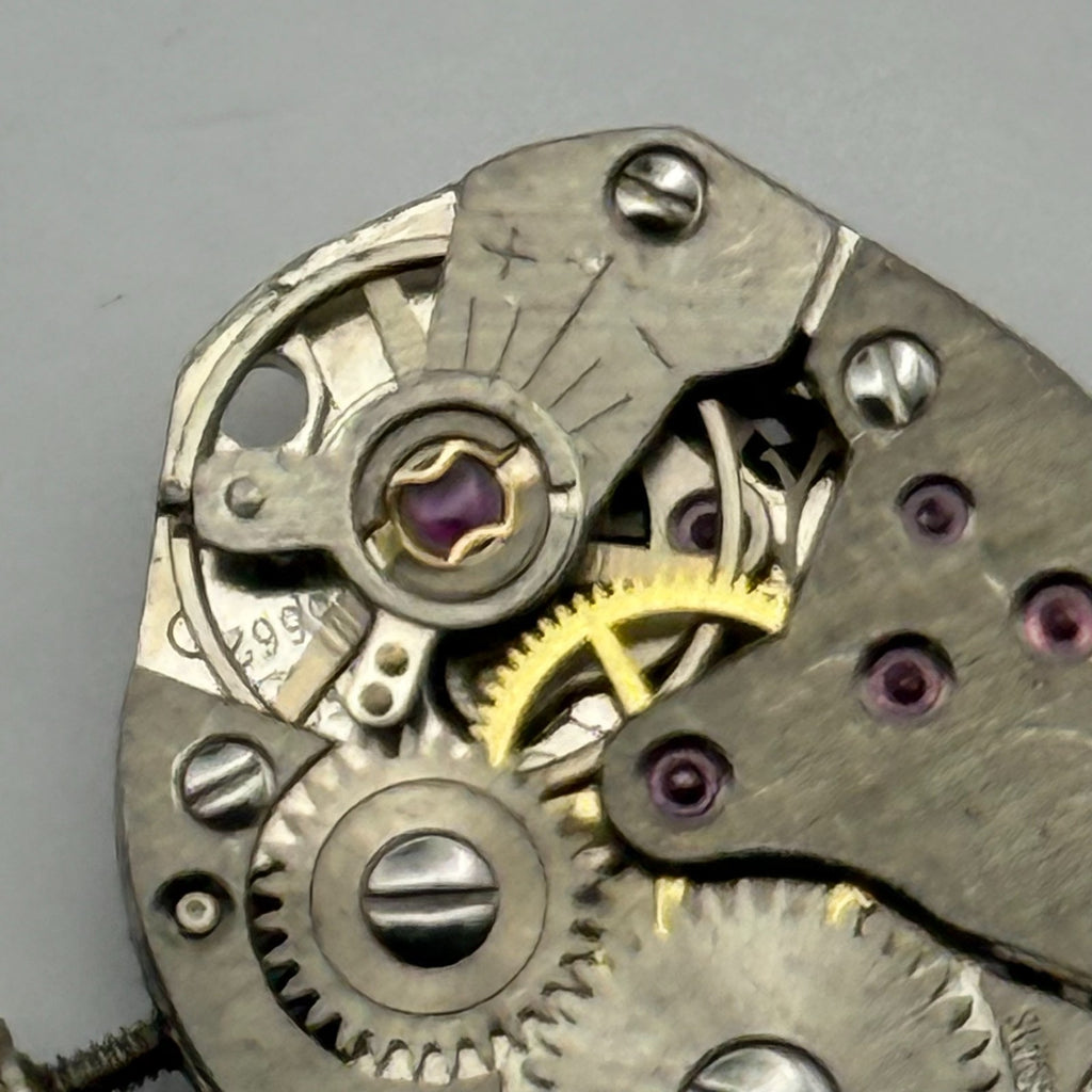 FEF 6662 Watch Movement Worcester 17Jewels Swiss Manual Wind Parts Repair 15.3mm