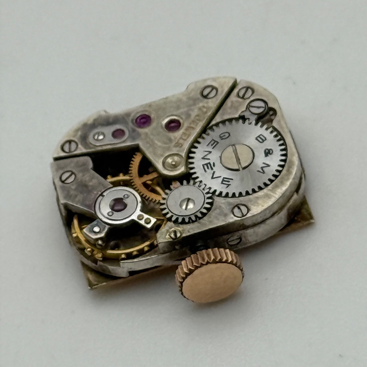 Baume Mercier Geneve B&M Watch Movement Ladies Manual Vintage Swiss Parts 12.4mm