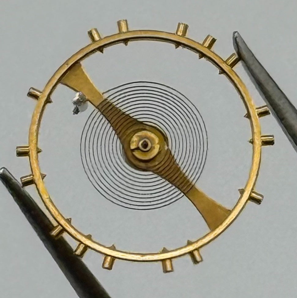 AS 1649 Balance Wheel Complete And Spring 11½’’’ 1663 Watch Movement Parts NOS