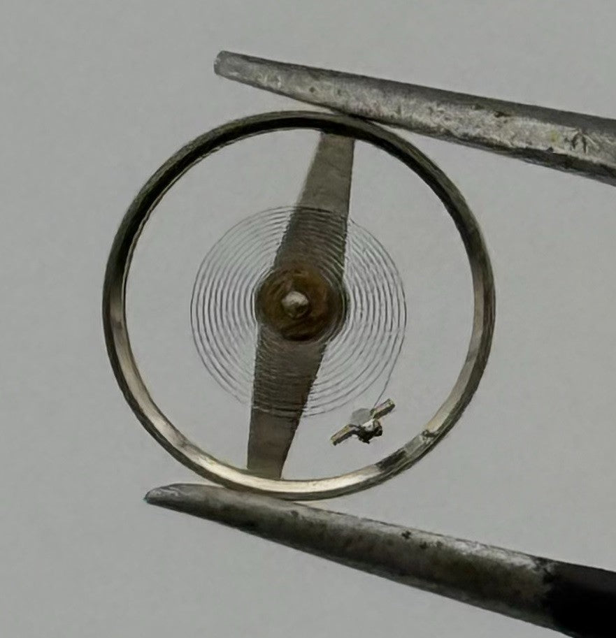 Lorsa 514 Balance Wheel Complete And Spring 5¼’’’ 4889 /3 Watch Movement Parts
