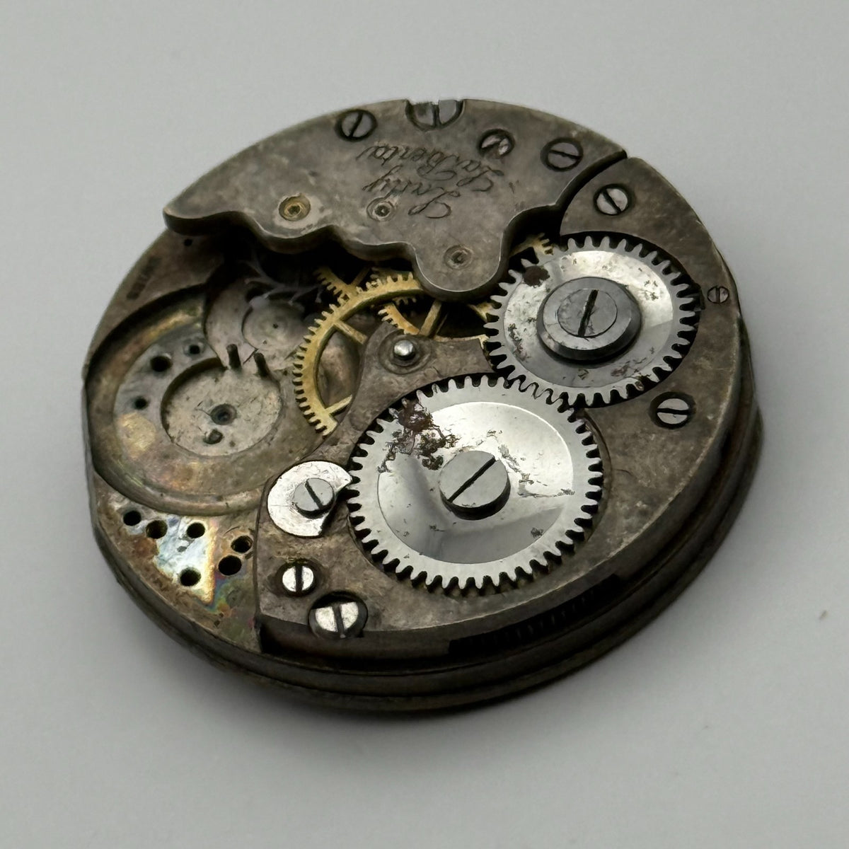 Lady La Berta Watch Movement R. Lapanouse? Swiss Manual Wind Parts Repair 29.4mm