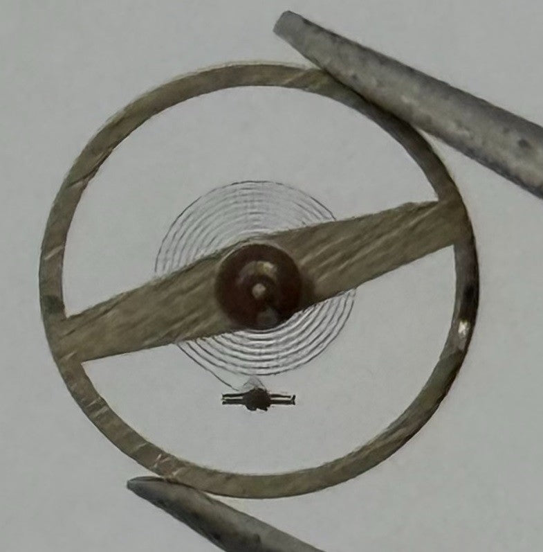 Amida 580 Balance Wheel Complete And Spring 6¾x8’’’ 5102 Watch Movement Parts