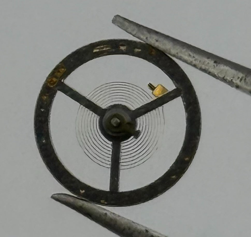 BFG 34 Balance Wheel Complete And Spring 10½’’’ Ronda 321 Watch Movement Parts