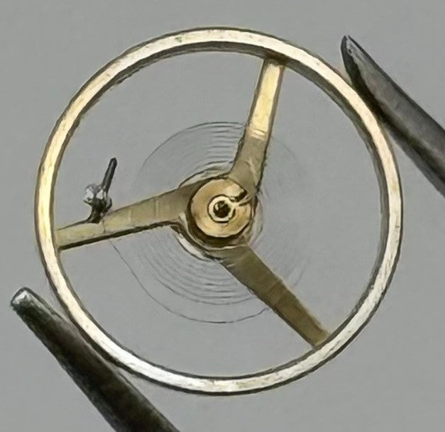 AS 976 1012 Balance Wheel Complete And Spring 5’’’ 1426 Watch Movement Parts NOS