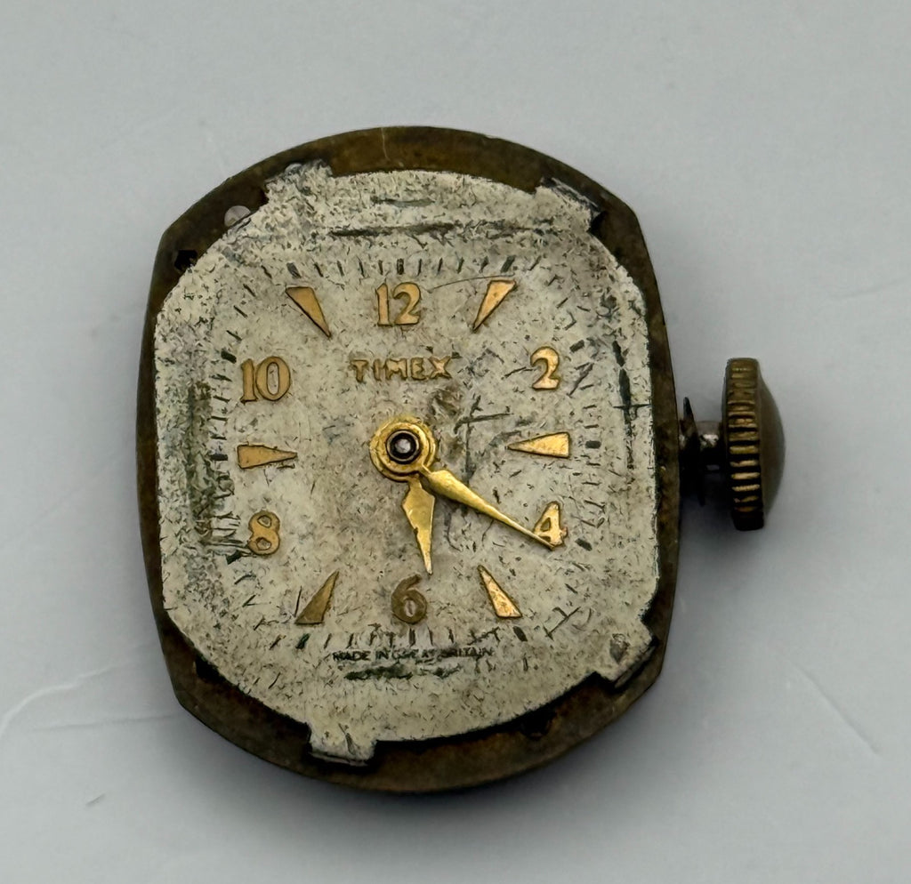 Timex Watch Movement Scotland Manual Wind Vintage Parts Repair 18.5mm