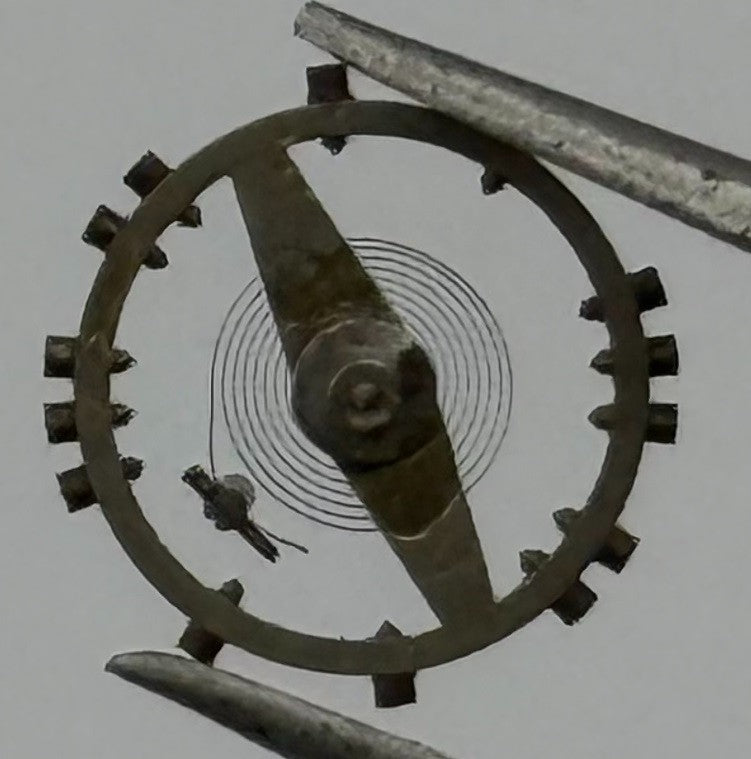 FHF 80 190 Balance Wheel Complete And Spring Renata 204 Watch Movement Parts NOS