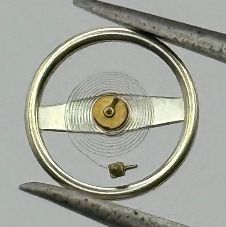 RL 8013 Balance Wheel Complete And Spring 8¾’’’ 1458 Watch Movement Parts NOS