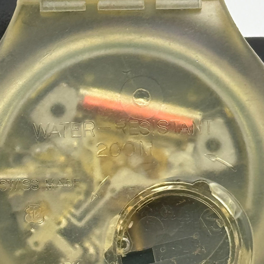Vintage Swatch Scuba 200 Watch SDK103 Hypocampus 1990 ETA Quartz 40mm Parts 