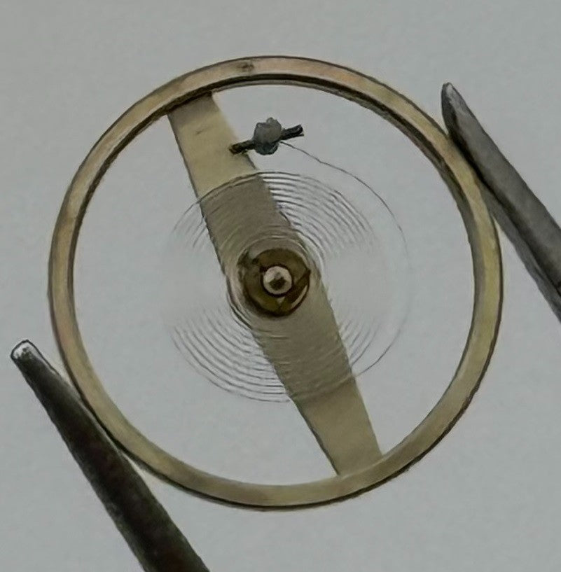 Bidlingmaier 934 Balance Wheel Complete And Spring 9¾’’’ 3779 Watch Parts