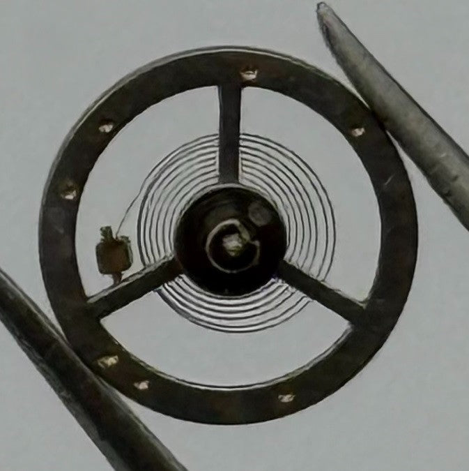 Ebosa 86 87 Balance Wheel Complete And Spring 8¾’’’ 1249 Watch Movement Parts