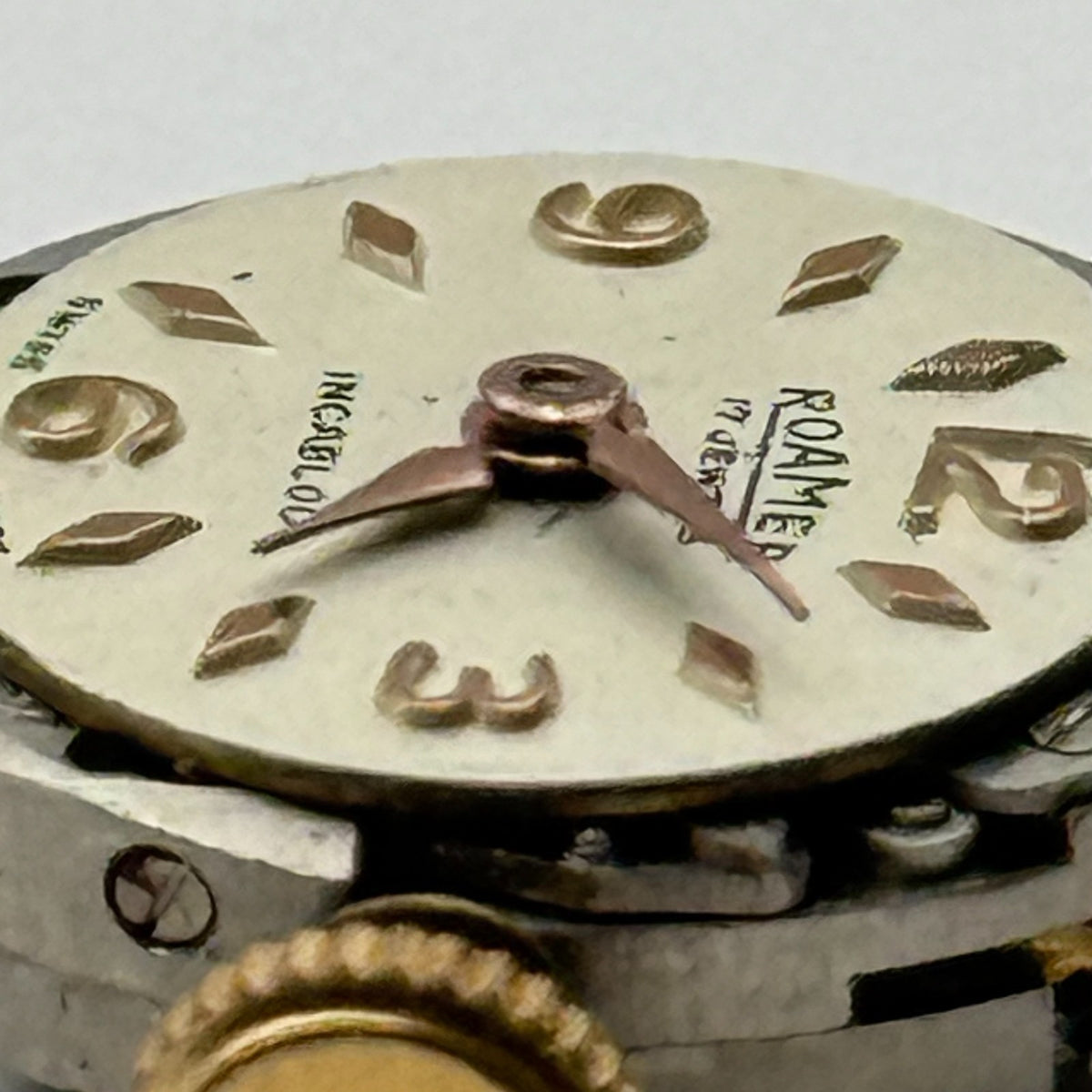 MST 389 Watch Movement Running Roamer 17 Jewels Manual Wind Parts Repair 13.1mm