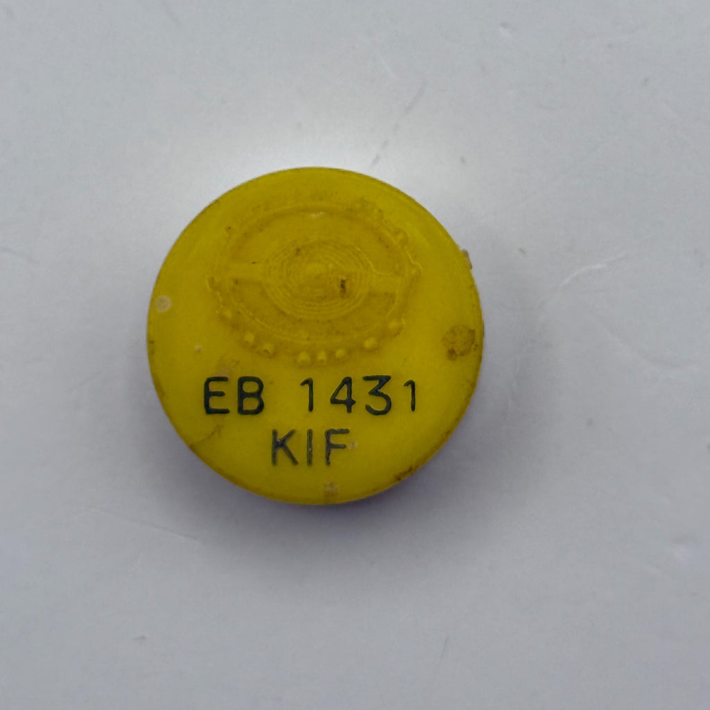 EB 1431 KIF Balance Wheel Complete And Spring Watch Movement Parts NOS