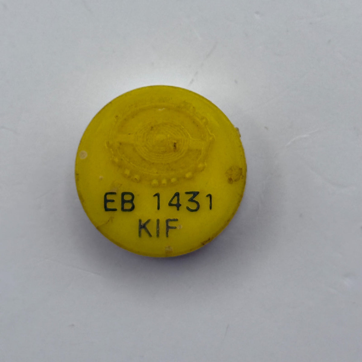 EB 1431 KIF Balance Wheel Complete And Spring Watch Movement Parts NOS