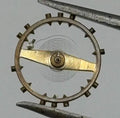ETA 2412 Balance Wheel Complete And Spring 6¾’’’ 1257 M Watch Movement Parts NOS