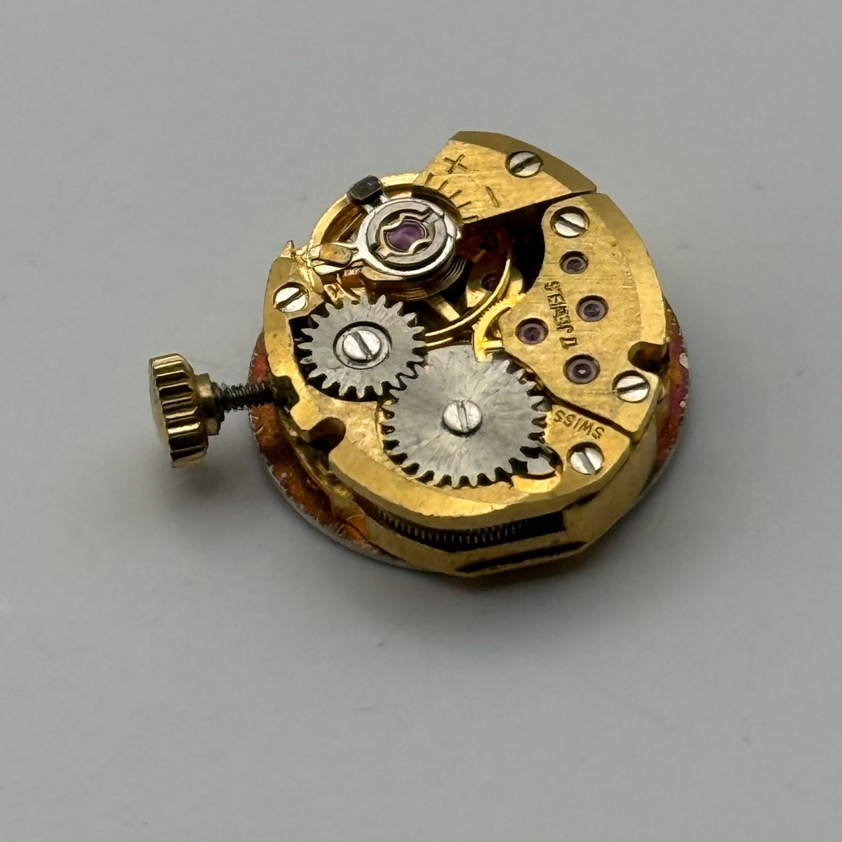 ETA 277.001 Watch Movement Running Marvin Revue Swiss Manual Wind Parts 12.9mm