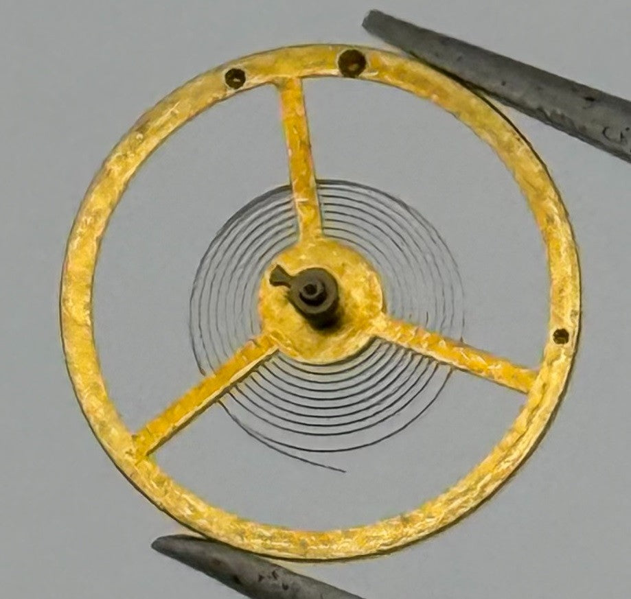 BFG 582 Balance Wheel Complete And Spring 13½’’’ 1783 Watch Movement Parts NOS