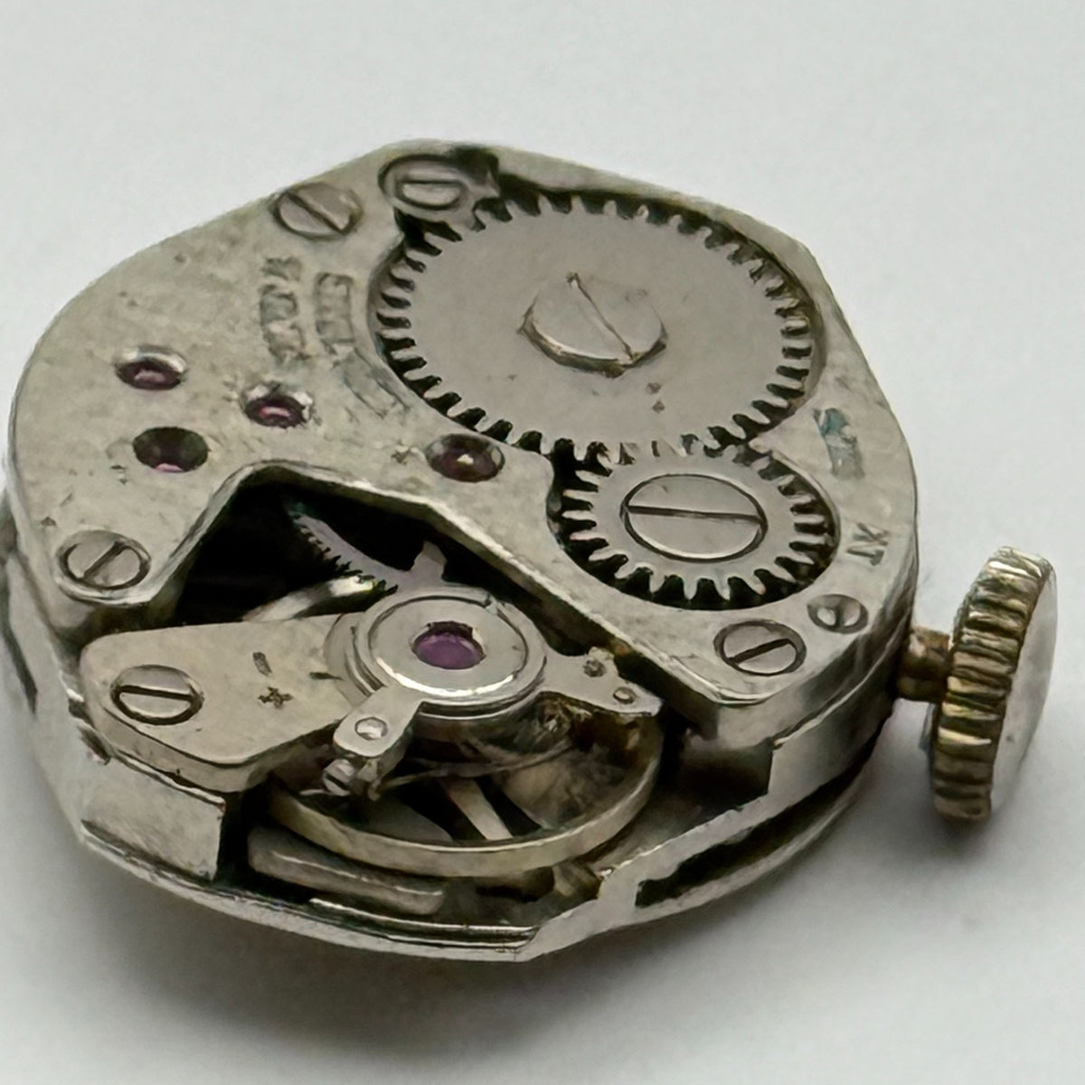 FHF ST 69-21 Watch Movement Ingersoll 17 Jewels Lever Manual Wind Parts 17.7mm
