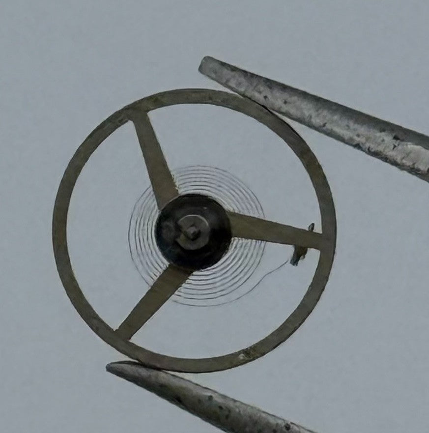 AS 1977 Balance Wheel Complete And Spring 5½’’’ Renata 1740 Watch Movement Parts
