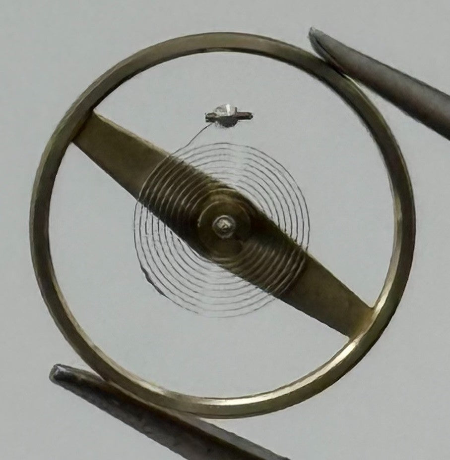 Foerster 150 187 Kif Balance Wheel Complete And Spring Watch Movement Parts NOS
