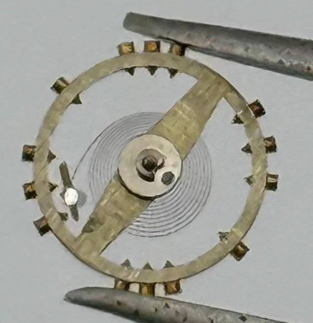 Peseux 140 290 Balance Wheel Complete And Spring Renata 277 Watch Movement Parts