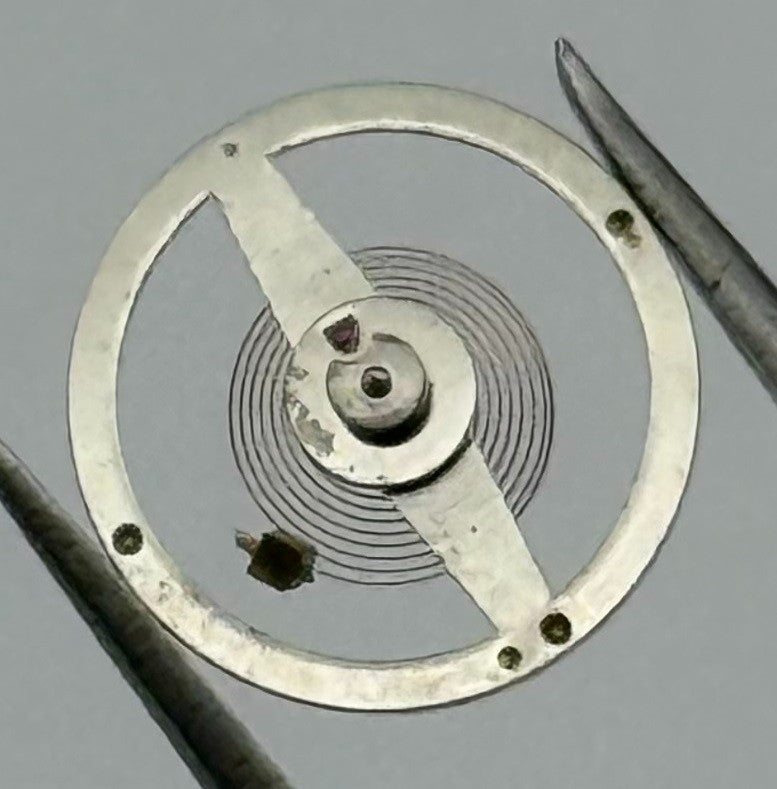 Brac 301 PL Balance Wheel Complete And Spring 10½''' Watch Movement Parts NOS