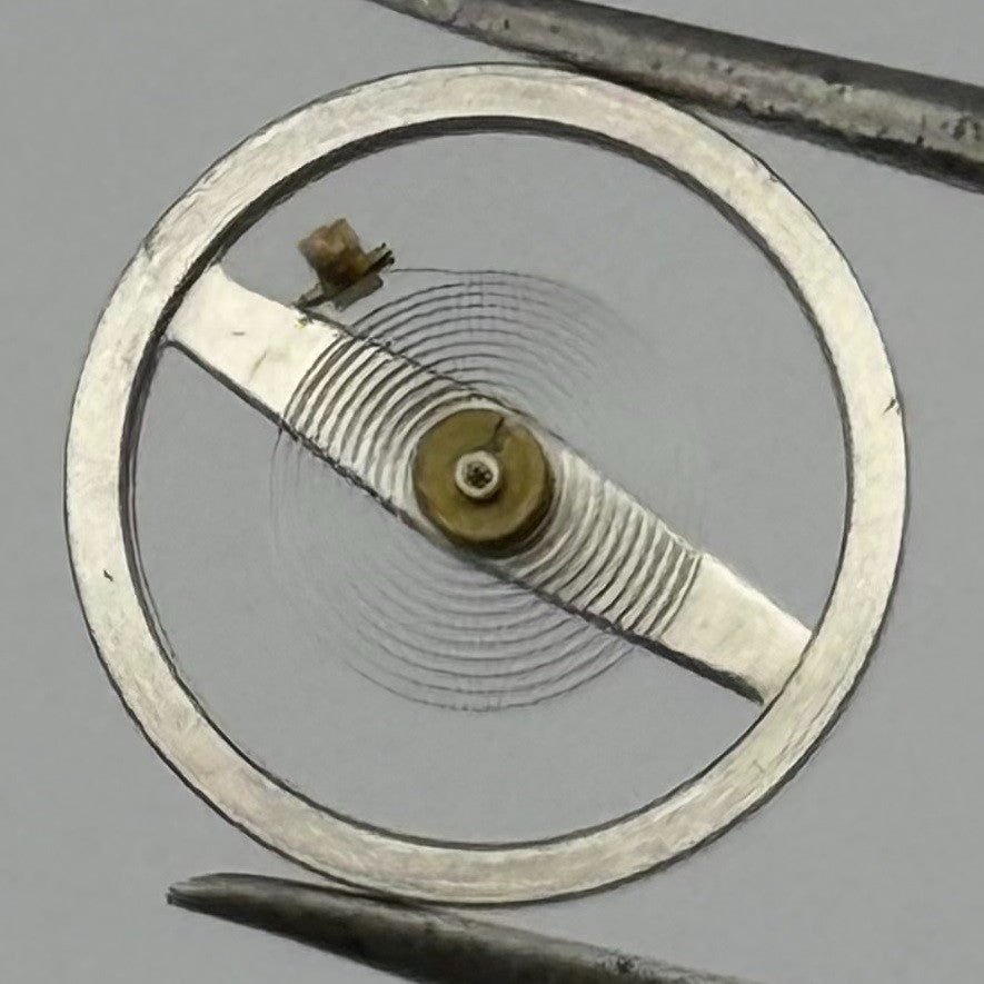 Brac 300 301 Balance Wheel Complete And Spring 1604 Watch Movement Parts NOS