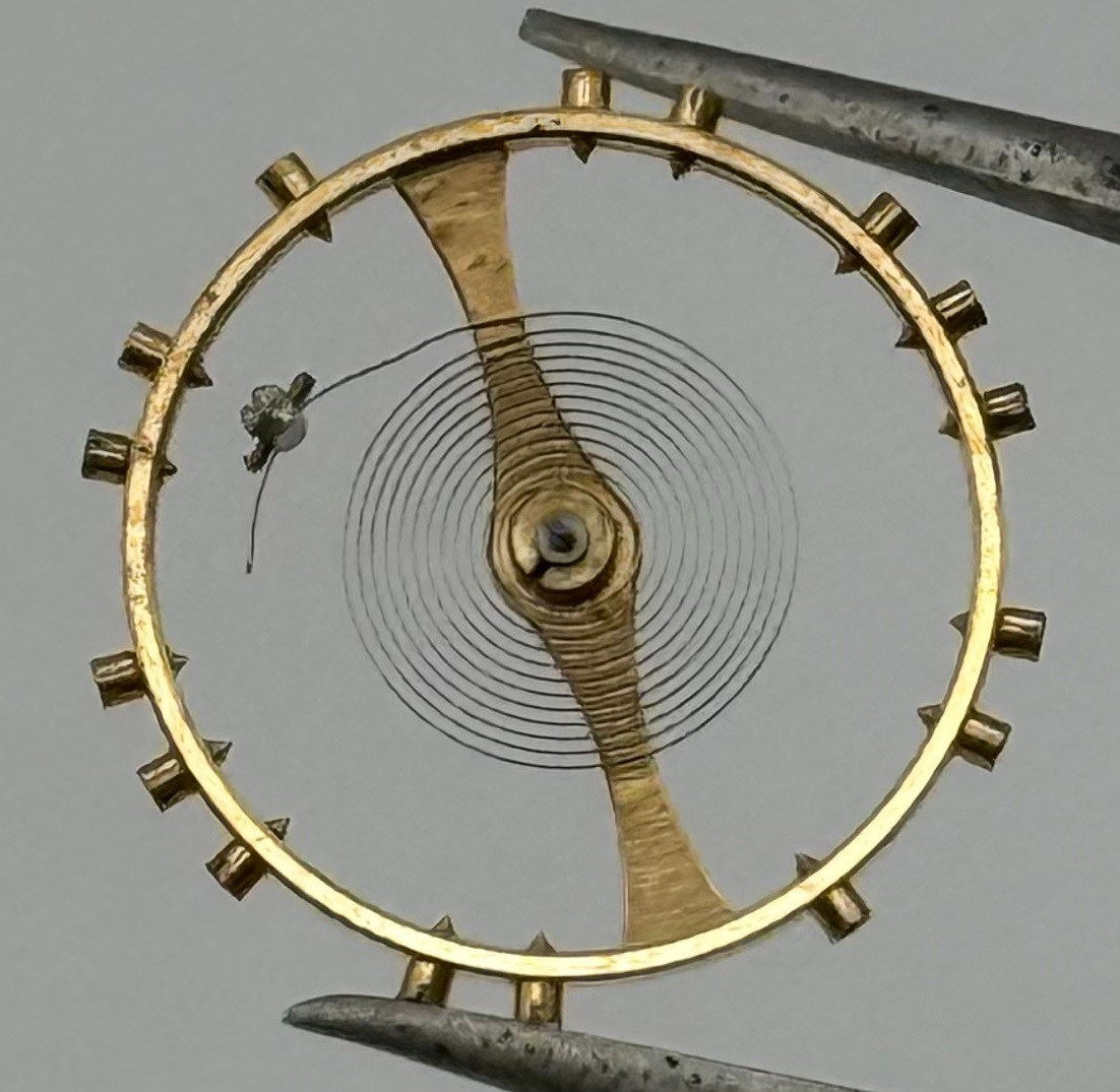 AS 1188 Balance Wheel Complete And Spring Renata 549 M Watch Movement Parts NOS