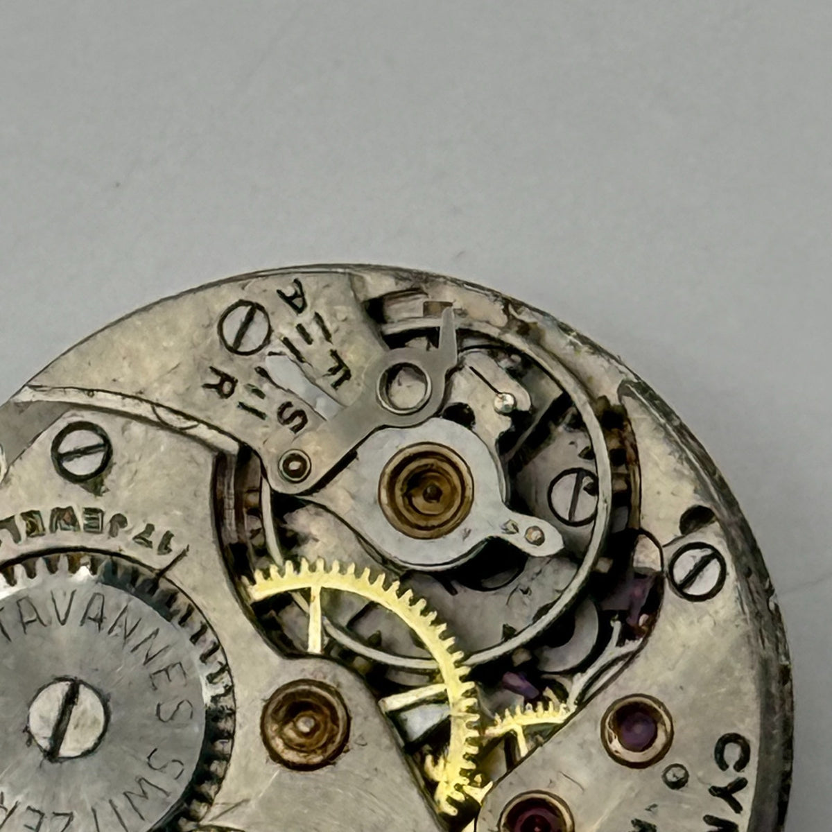 Cyma R.424 Watch Movement 17 Jewels Swiss Manual Wind Parts Repair 19.7mm