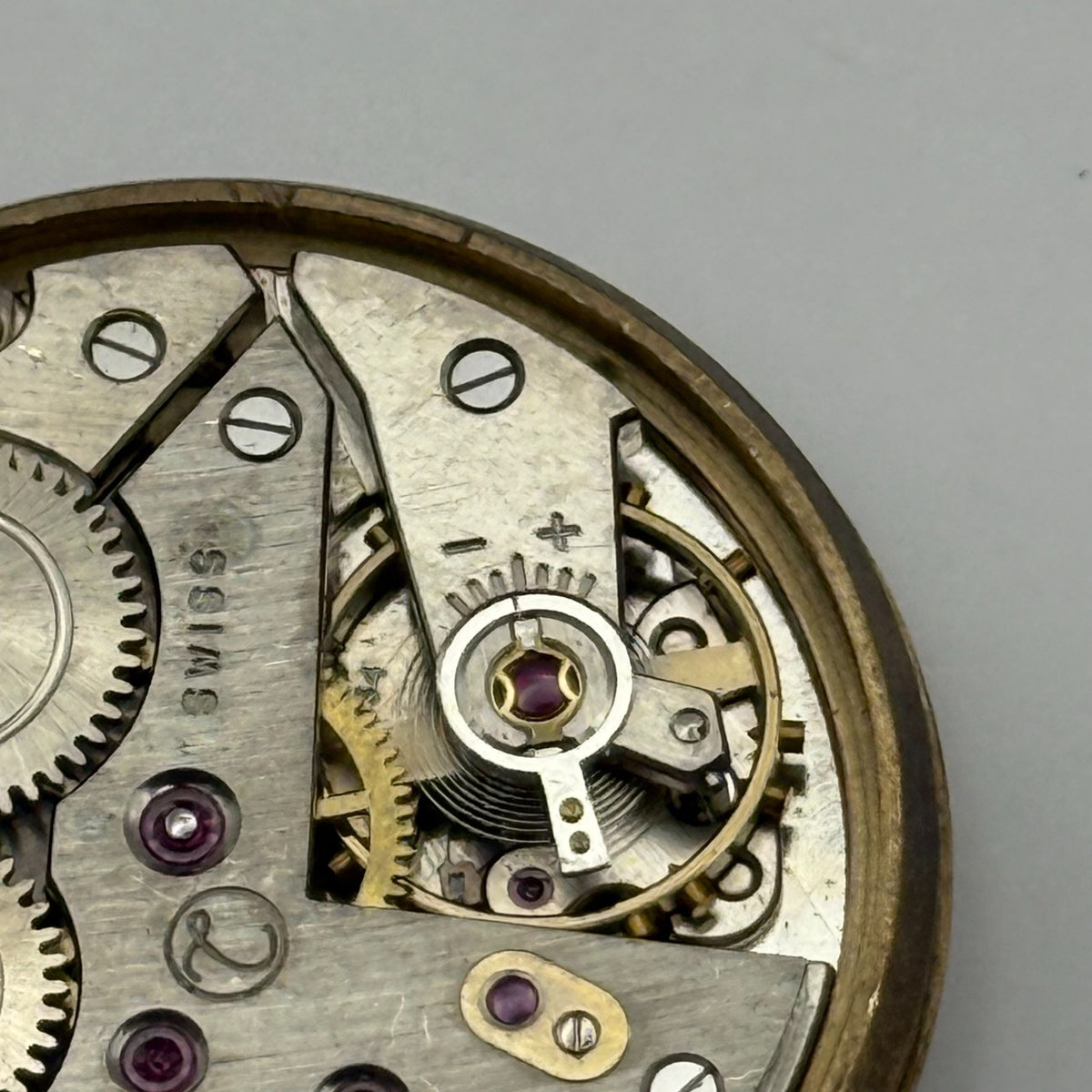 AS 1634 Watch Movement - A. Schild 1634 Bernex - For Parts / Repair - 29.6mm
