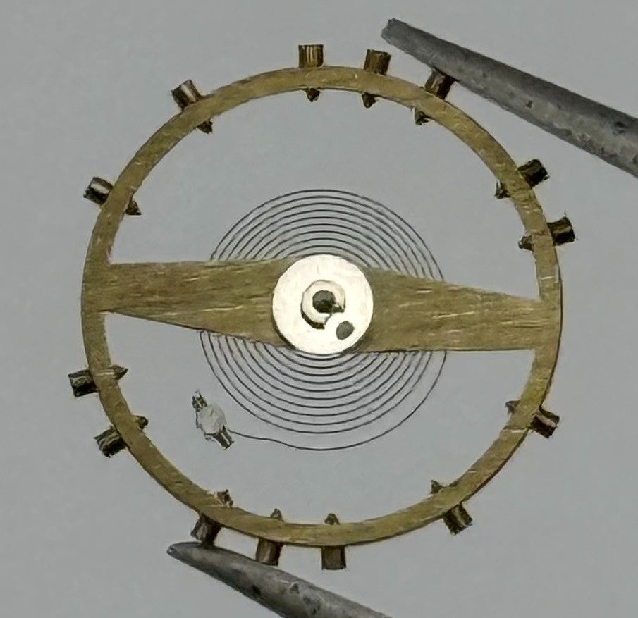 AS 1700-3 Balance Wheel Complete And Spring Renata 1165 Watch Movement Parts NOS