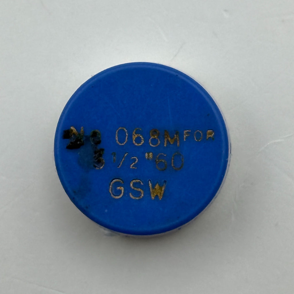 GSW 60 Balance Wheel Complete And Spring 5½’’’ 1068 M Watch Movement Parts NOS