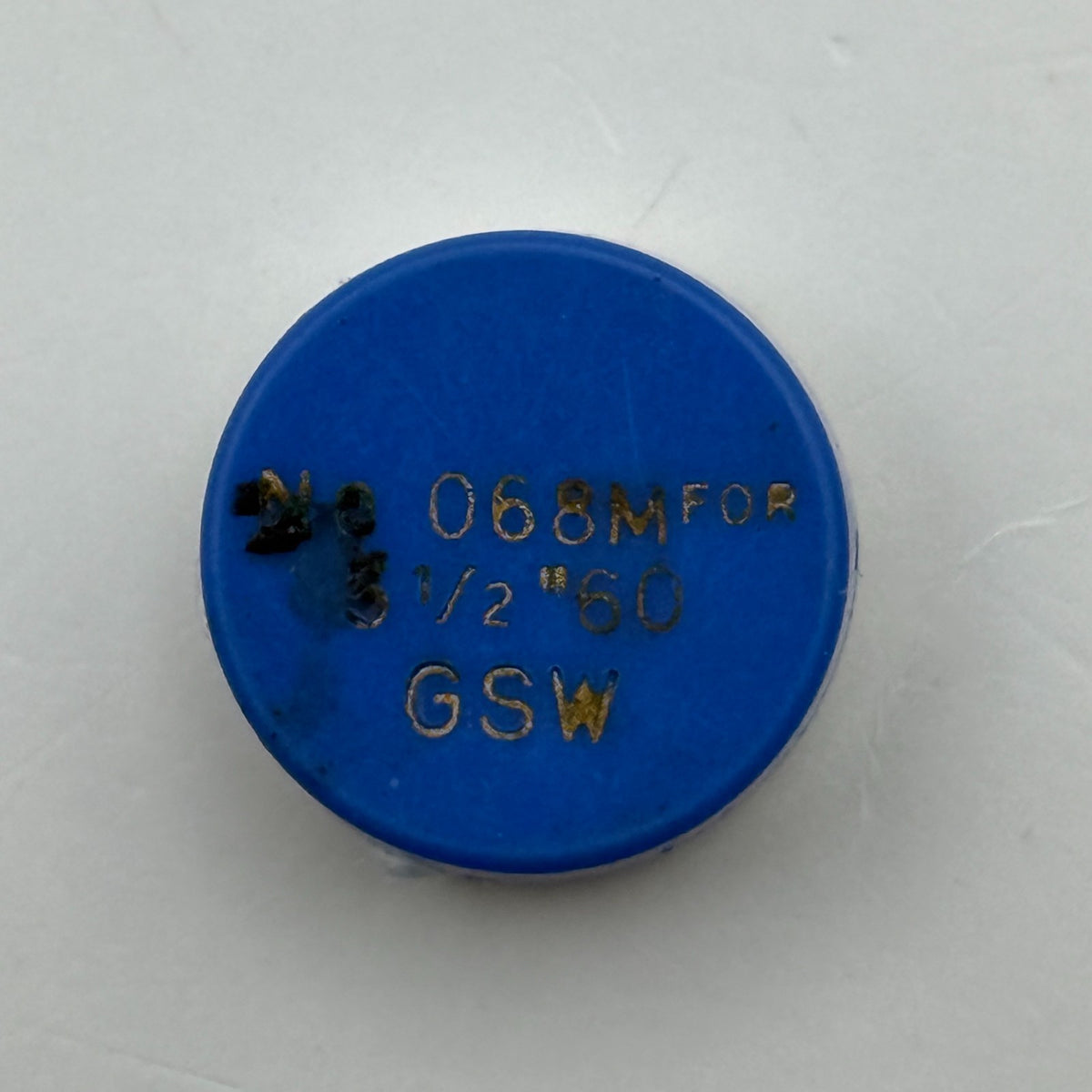 GSW 60 Balance Wheel Complete And Spring 5½’’’ 1068 M Watch Movement Parts NOS
