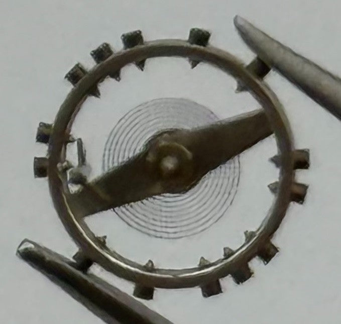 ETA 651 Balance Wheel Complete And Spring 4¼’’’ No 141 Watch Movement Parts NOS