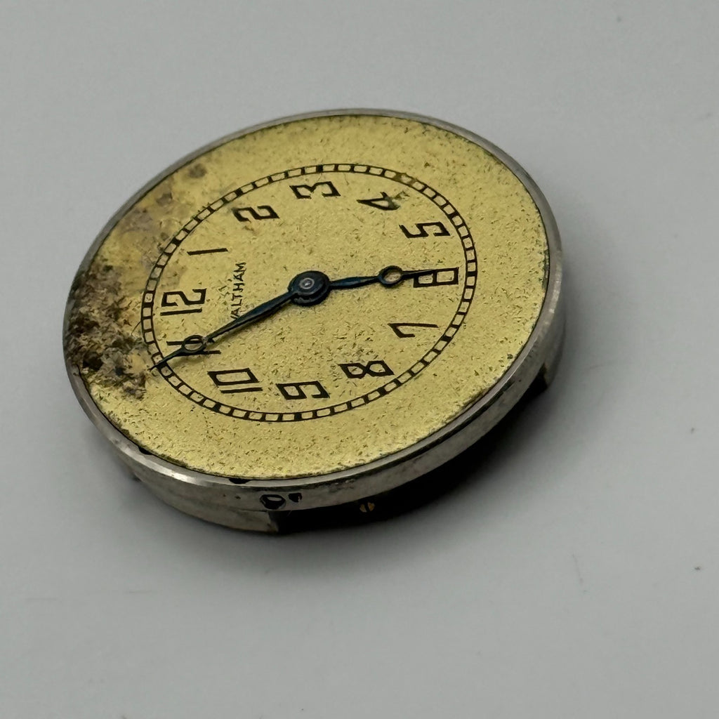 Waltham Grade 510 Watch Movement Model 1912 American Antique 6/0s Parts Repair