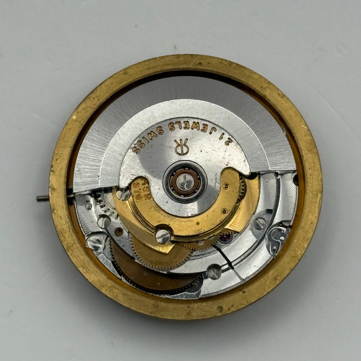 MSR S76/28 Watch Movement Garrard Date 21 Jewels Automatic Vintage Parts 30.4mm