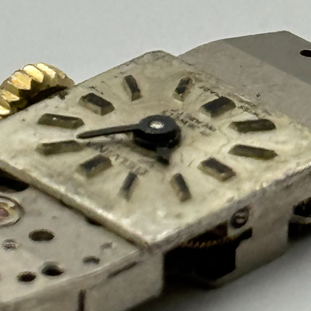 FHF 59-21 Watch Movement Delvina Swiss 17 Jewels Manual Wind Parts Repair 9mm