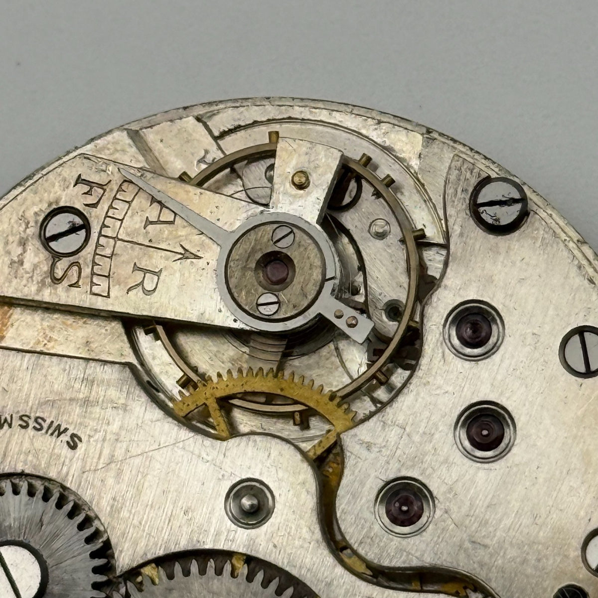Swiss Lever Pocket Watch Movement - Unidentified - Parts / Repair - 40mm