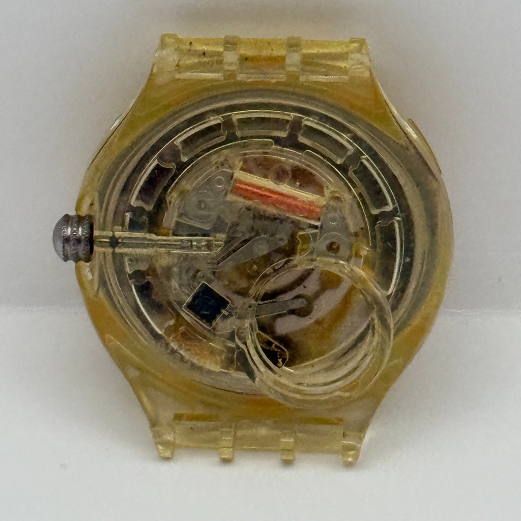 Vintage Swatch Scuba 200 Watch SDK114 Red Marine 1994 ETA Quartz 40mm Parts 