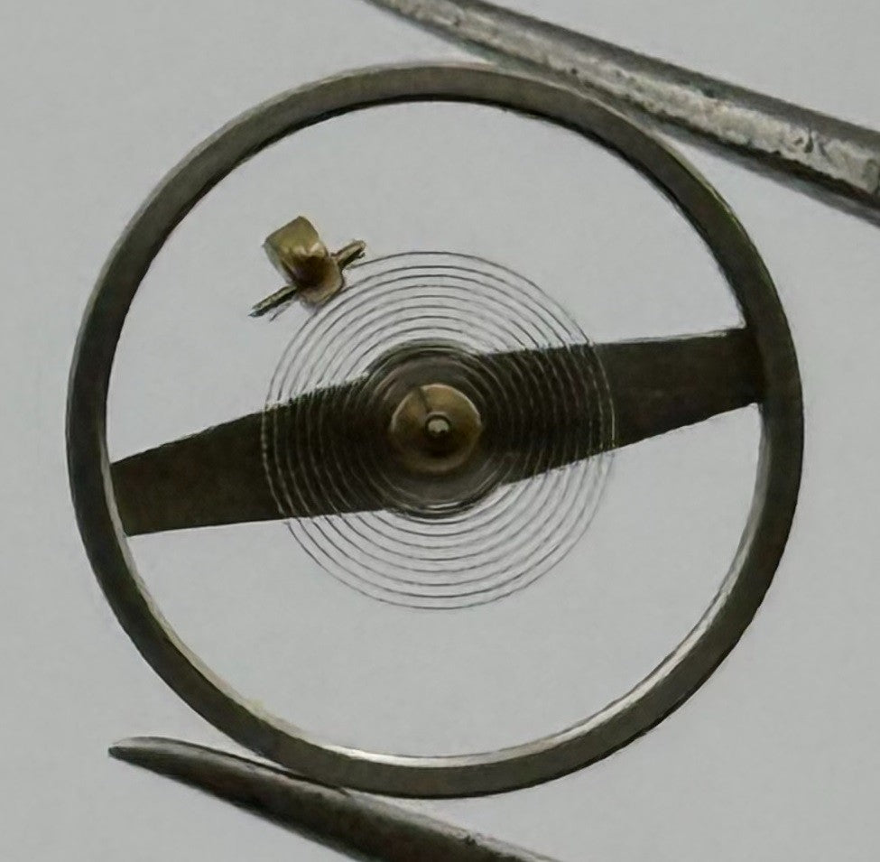 EB 1229 Special SP Balance Wheel Complete And Spring Watch Movement Parts NOS