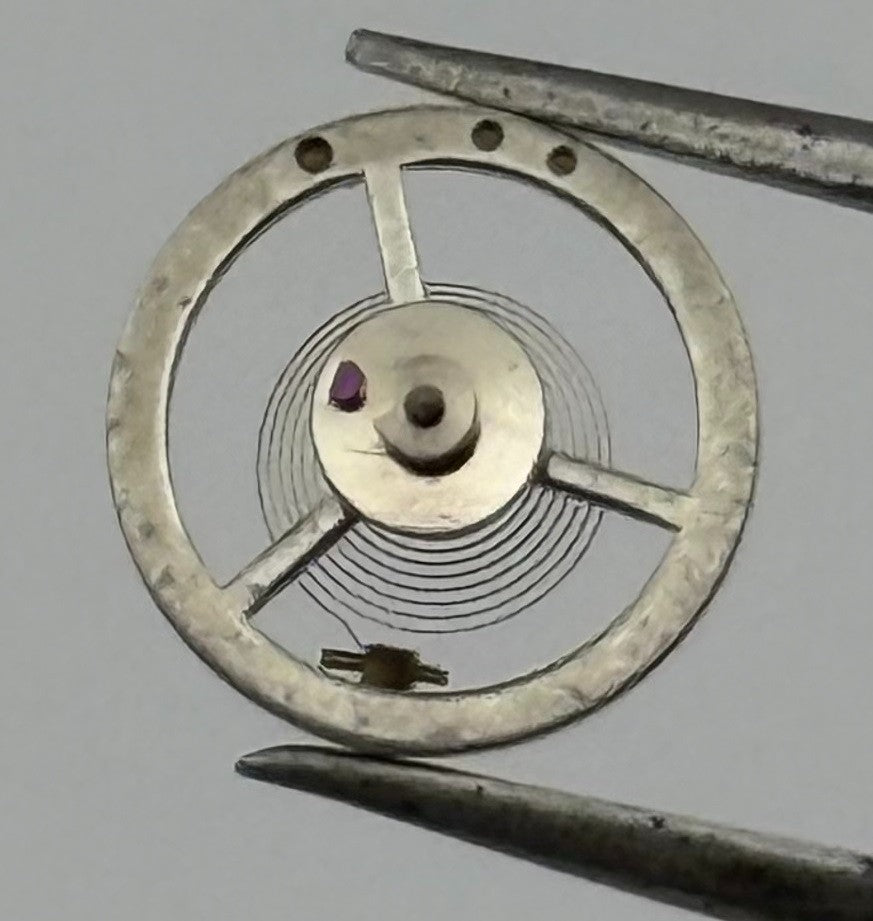 BFG 800 Balance Wheel Complete And Spring 10½’’’ 327 Watch Movement Parts NOS